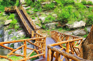 【山水怀柔2日】超值特价丨神堂峪山水栈道+圣泉山+顶秀美泉小镇+游山玩水轻松游！