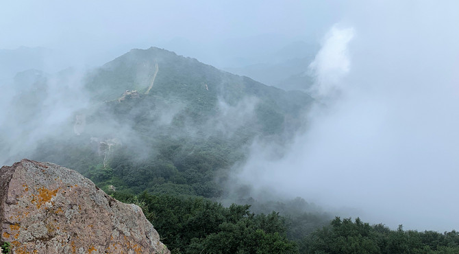 长峪城-高楼长城，云雾缭绕