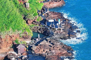 【遇见广西·崇左涠洲6日】涠洲岛+德天瀑布+北海银滩+古龙山大峡谷+峒那屿湾+银滩+侨港风情街+贝壳沙滩+天主教堂+鳄鱼山+滴水丹屏+出海追鲸+白头叶猴科考+石螺口海滩日落+2-8人小包团