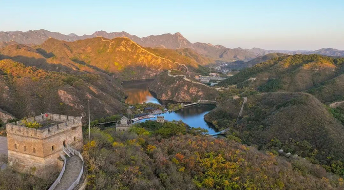 【北京一周一山·黄花城水长城】休闲级丨6公里丨观长城青灵俊秀+看满山层林浸染+翠绿、金黄、火红交织的绚丽秋色~