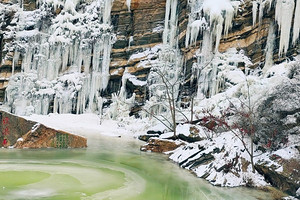 【北京一周一山·桃源仙谷】打卡京郊小贝加尔湖+绝美气泡冰+天然冰瀑~