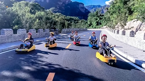 【北京一周一山·梨树沟】限时特惠通票全含+山地滑车+漂流+花海梯田+音乐喷泉+栗树谷+项目表演+无动力娱乐项目+小猪跳水+平谷休闲游！