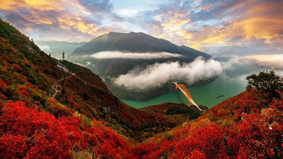 【地道湖北·神峡秋韵6日】天燕秋色+红坪画廊+木鱼+神农坛+官门山+神农顶+轻徒步+坪阡古镇+坪阡+大九湖晨曦+夜游巫山+三峡之巅+白帝城+神女天路·轻徒步+青石码头+鄂西秋色之旅