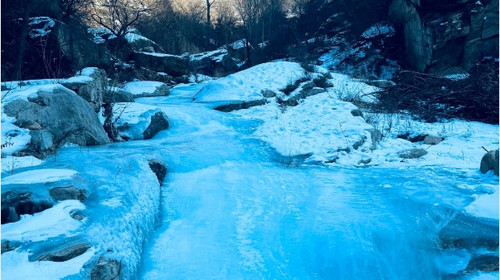【北京100公里山野·天仙瀑站】北京密云天仙瀑徒步之旅：冬季冰瀑奇观探秘+挑战华北最大冰瀑！