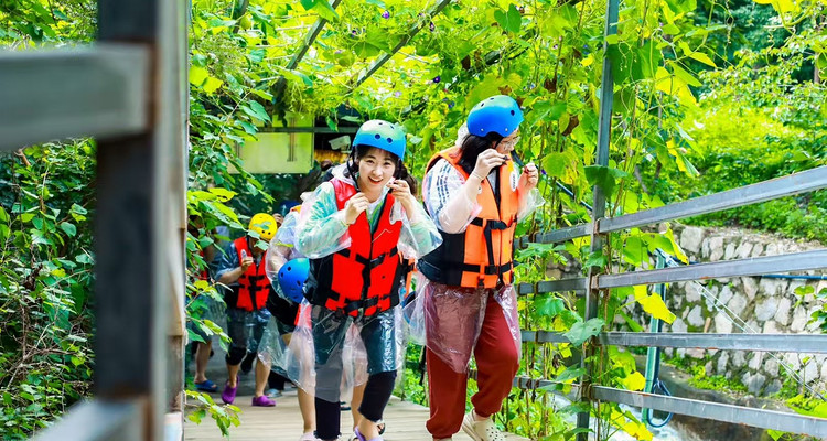 【北京一周一水·怀北漂流】休闲级丨无漂流不夏天+戏水避暑+神堂峪山水栈道漫步3.5KM