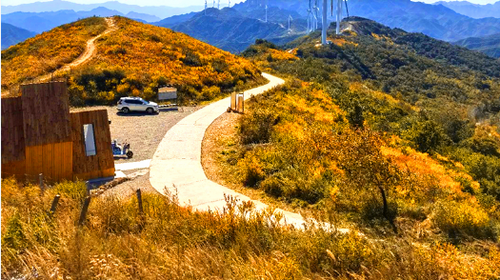 【北京一周一山·长峪城】休闲/初级可选丨8-12公里丨登顶昌平第一高峰+俯瞰壮美风车群