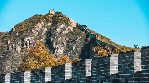 【北京一周一山·黄花城水长城】一半山川湖海，一半古韵秋色丨黄花城水长城的秋日私语：长城入水，层林尽染~