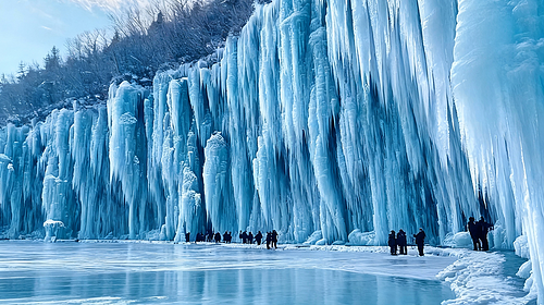 【行走河南·冰雪太行4日 】冰蘑菇洞 +通天峡谷+石板岩古村落+中华雪松+太行冰挂圣诞树+徒步33公里+4日休闲游