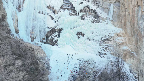 【北京100公里山野·天仙瀑站】北京密云天仙瀑徒步之旅：冬季冰瀑奇观探秘+挑战华北最大冰瀑！