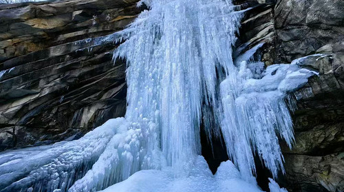 【北京一周一山·桃源仙谷】打卡京郊小贝加尔湖+绝美气泡冰+天然冰瀑~