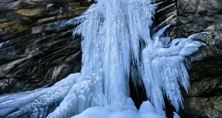 【北京一周一山·桃源仙谷】打卡京郊小贝加尔湖+绝美气泡冰+天然冰瀑~
