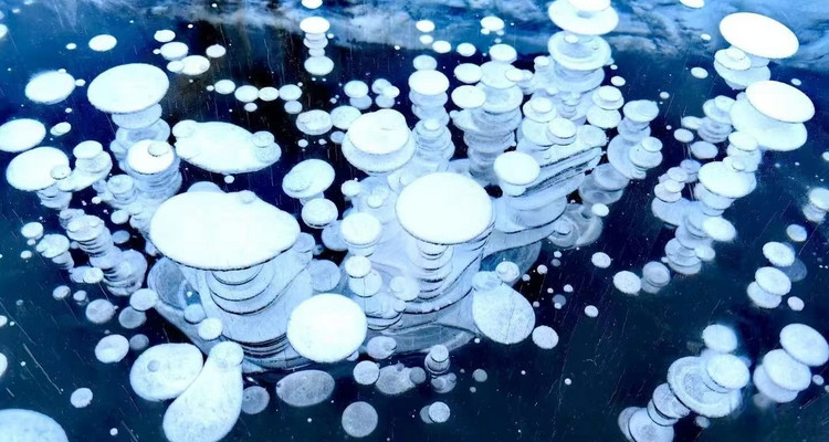 【北京一周一山·桃源仙谷】打卡京郊小贝加尔湖+绝美气泡冰+天然冰瀑~