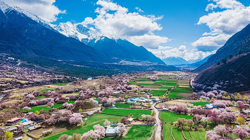 【大美川藏·10日】 林芝桃花+金川梨花+毕棚沟+甲居藏寨+墨石公园+然乌湖+米堆冰川+南迦巴瓦峰+索松村/雅鲁藏布大峡谷10日游