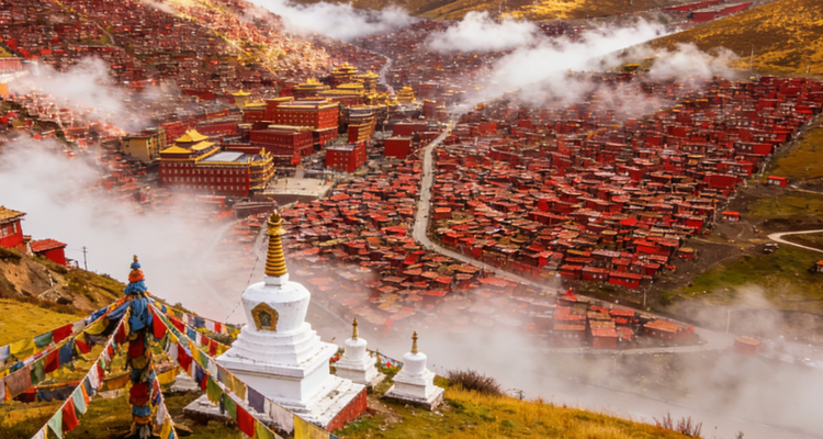 【遇见甘南·甘南色达9日】兰州+拉卜楞寺+米拉日巴佛阁＋江迭公路＋花湖湿地+莲宝叶则+色达喇荣五明佛学院+观音寺+九曲黄河第一湾+若尔盖草原+郎木寺+格尔底寺+纳摩大峡谷+扎尕那+2-8人小包团/8人小团