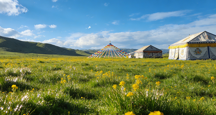 【越野甘南·自驾7日】兰州+刘家峡黄洮交汇观景台+米拉日巴佛阁+美仁大草原+江迭公路+达日观景台+扎尕那+花湖湿地+若尔盖草原+九曲黄河日落+莲宝叶则+娘玛寺+阿万仓湿地+郎木寺+纳摩大峡谷+桑科草原+拉卜楞寺+户外深度自驾游