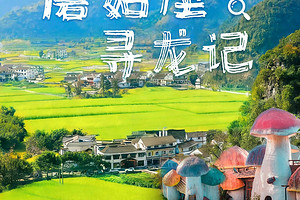 【探秘贵州·蘑菇屋寻龙记6日】陡坡塘瀑布+黄果树大瀑布+黄果树小黄鸭漂流+雨鲁天坑+兴义世界地质公园+安顺寻龙洞+兴义峰林6天5晚亲子营2-28人团