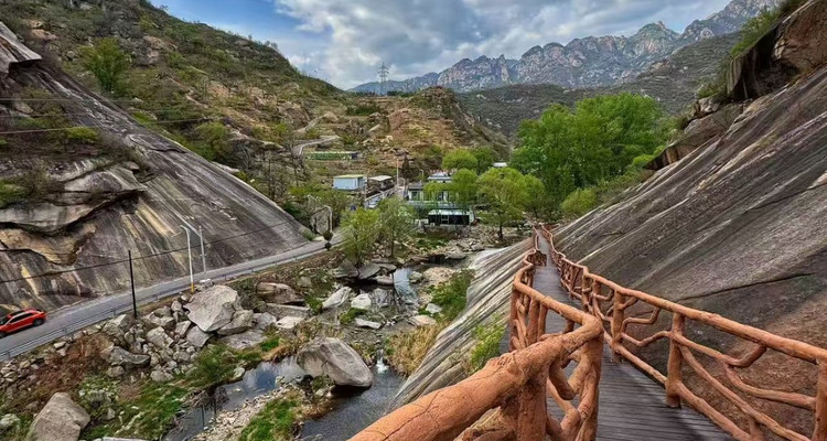 【北京一周一山·神堂峪】山水栈道漫步+山谷徒步丨行走在山水栈道间，漫步仙境般世外桃源~