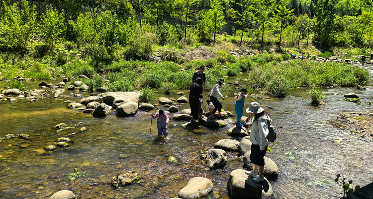 【北京一周一山·神堂峪】山水栈道漫步+山谷徒步丨行走在山水栈道间，漫步仙境般世外桃源~