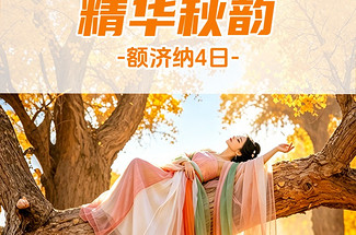 【遇见额济纳·精华秋韵4日】2026秋季产品